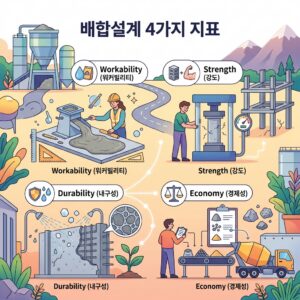 ai thumbnail illustration 배합설계 4가지 지표 1787655812