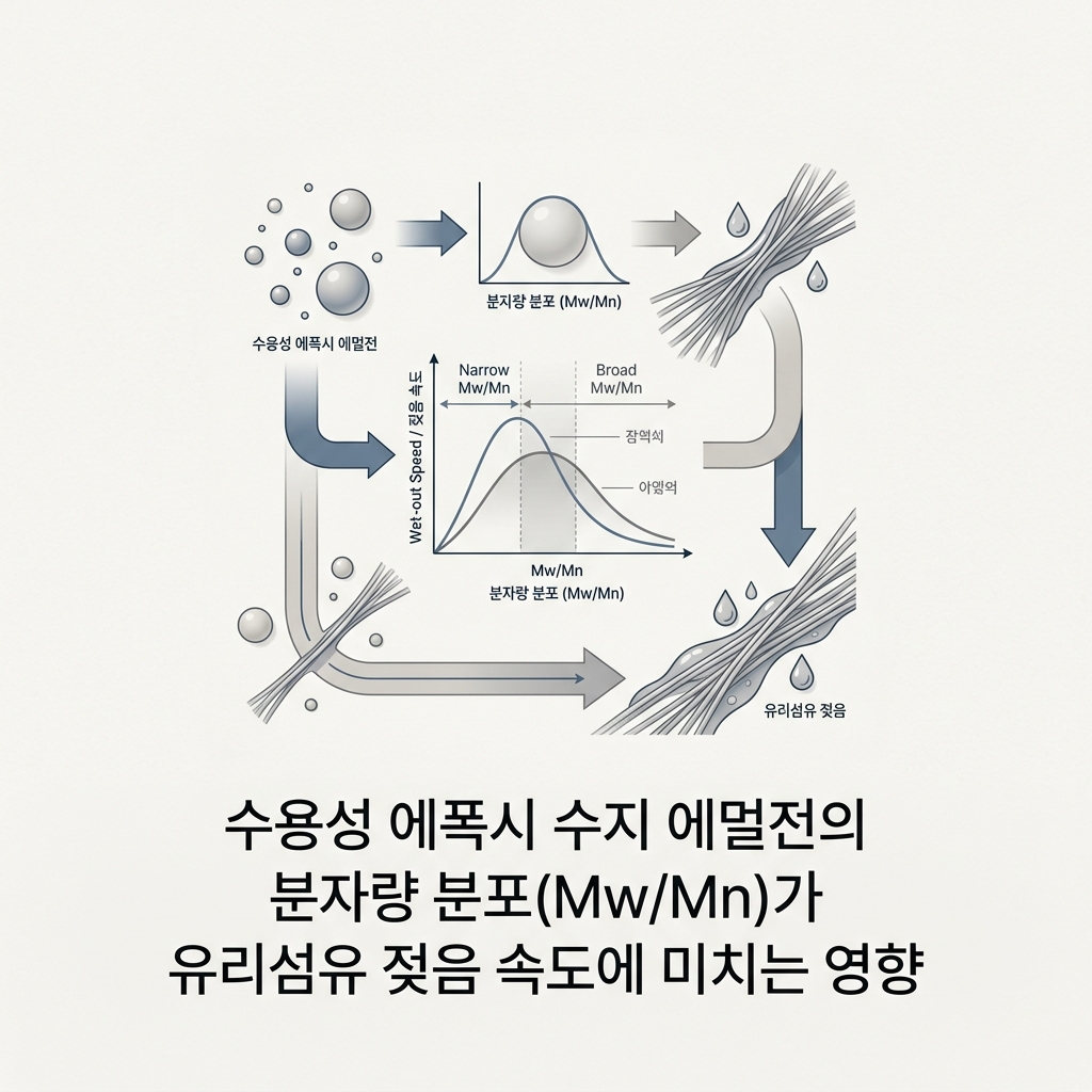 ai thumbnail minimal 수용성 에폭시 수지 에멀전의 분자량 분포MwMn가 유리섬유 젖음 속도에 미치는 영향 1789371264