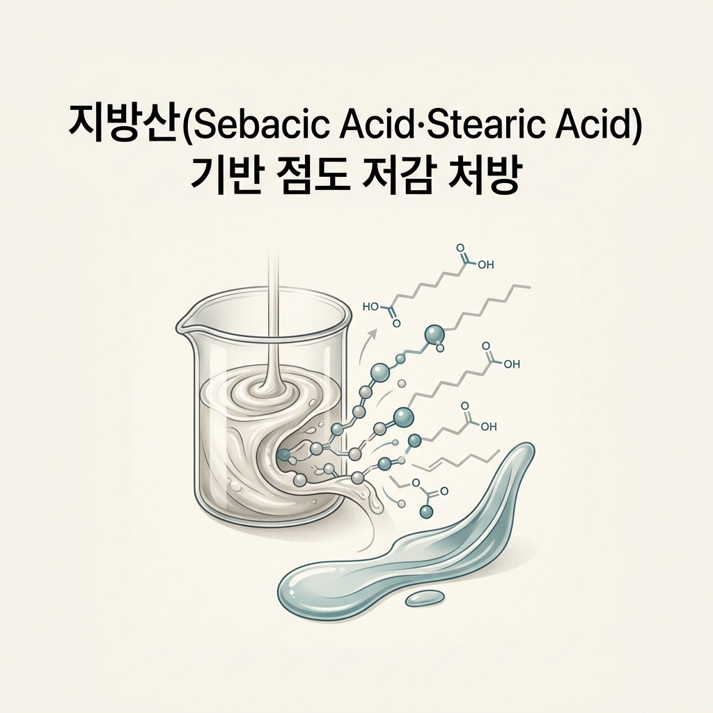 ai thumbnail minimal 지방산Sebacic Acid·Stearic Acid 기반 점도 저감 처방 1789968122